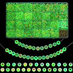 Набор для изготовления ожерелья из акрила и пластика с буквами и сердечками своими руками DIY-YW0008-38