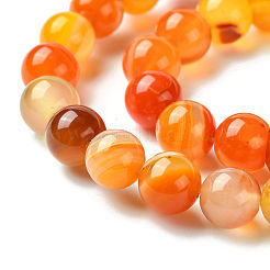 Натуральные полосатые агатовые / полосатые агатовые бусинки&nbsp;G-I254-03B-02