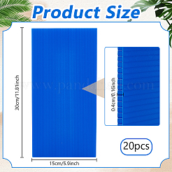 Feuilles de plastique&nbsp;FIND-WH0148-244C