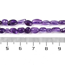 Природный аметист нитей бисера G-P497-01B-19