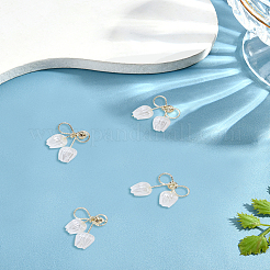 2 пара сережек-гвоздиков из сплава&nbsp;EJEW-LP0007-088