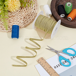 Cordon élastique métallique plat en polyester&nbsp;OCOR-BC0009-40A-01