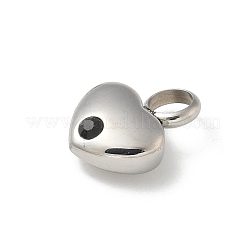 Pendentifs en strass en acier inoxydable 304&nbsp;LS-STAS-R139-01P-03