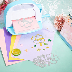 Трафареты для резки из углеродистой стали с изображением трилистника ко дню святого патрика&nbsp;DIY-WH0309-3308