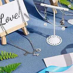 Подвески-буквы из нержавеющей стали 201 STAS-S036-M