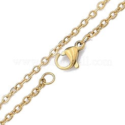 Collana con catene in acciaio inossidabile 304 per uomo e donna&nbsp;NJEW-N050-A02-G20