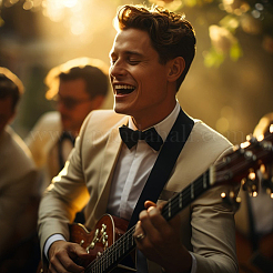 16 шт. 2-х цветные регулируемые полиэстеровые галстуки-бабочки AJEW-GA0006-74