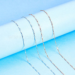 Колье-цепочка из серебра 925 пробы с родиевым покрытием JN733A