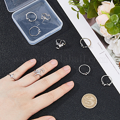 3 сумка наборы колец-манжет из сплава RJEW-DC0001-20