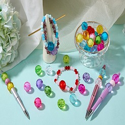 230 г прозрачных акриловых бусин&nbsp;OACR-SZ0001-80