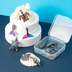 12шт 6 стильные подвески из сплава на тему океана FIND-LS0001-01