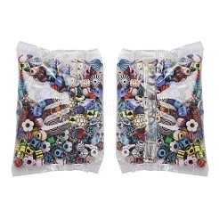 Смешанные античном стиле акриловые бусины / подвески MACR-YW0001-33