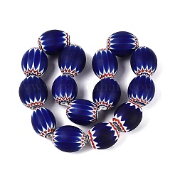 Cuentas de barril de vidrio millefiori hechas a mano&nbsp;LA-N002-19C