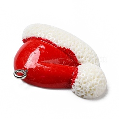 Pendentifs en résine opaque&nbsp;RESI-D055-007P