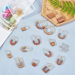 DIY Holzohrringe machen Sets&nbsp;DIY-OC0007-03