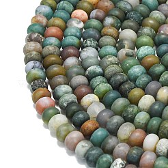 Природного индийского агата бисер нитей G-P575-A08-8x5mm