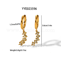 Женский комплект из серег и кулона-бабочки в форме луны из нержавеющей стали 304 JP4226