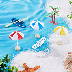 Set di decorazioni per esposizioni in miniatura in plastica e resina&nbsp;DJEW-HY0001-06