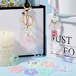 100 шт. прозрачные светящиеся акриловые подвески&nbsp;TACR-SP0001-18