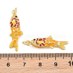 Ciondoli smaltato in ottone&nbsp;KK-CBA3297-05A-G02