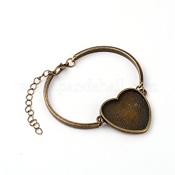 Изготовление браслетов из сплава&nbsp;FIND-WH0076-06