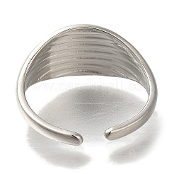 Manschettenringe aus Edelstahl 304 für Damen&nbsp;RJEW-Z074-22P