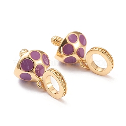 Латунные эмалированные европейские подвески с подвесками MPDL-P005-23G