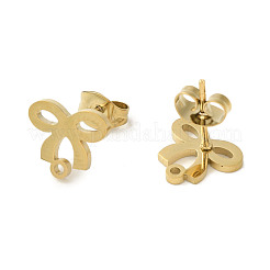 Ионное покрытие (ip) 304 нержавеющая сталь гвоздики фурнитура для сережек STAS-I206-03G