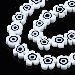 Бусы лэмпворк ручной работы&nbsp;LAMP-N023-002B-03