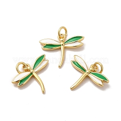 Подвески из латуни с эмалью в стойку&nbsp;KK-A177-21G