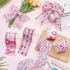 5 рулон 5-х видов полиэстеровой репсовой ленты с принтом&nbsp;OCOR-PH0006-02