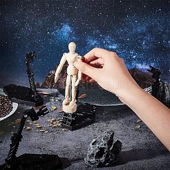 Пластиковые держатели для фигурок в собранном виде ODIS-WH0248-148