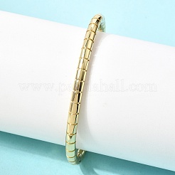 Латунные браслеты на шарнирах для женщин&nbsp;BJEW-H639-05C-G