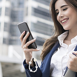 4 шт. 2 стиля ремешок для мобильного телефона с цепочкой из смоляных бусин&nbsp;AJEW-AN0007-47