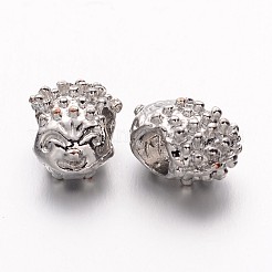 Европейские сплавочные бусины тибетского стиля  MPDL-7606-P-NR