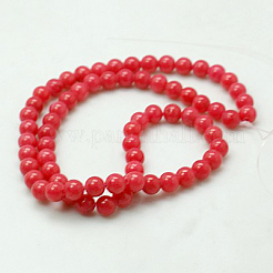 Natur Mashan Jade runde Perlen Stränge&nbsp;X-G-D263-10mm-XS16