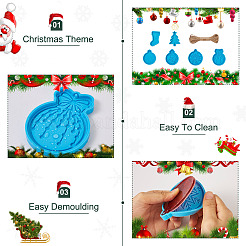 6 pièces pendentif moules en silicone&nbsp;DIY-BG0001-60