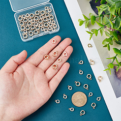 40 шт. 2-х размеров латунные трубчатые дужки&nbsp;KK-PH0010-37