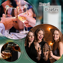 50 шт. акриловые бирки для бокалов для вина&nbsp;FIND-NB0013-02A