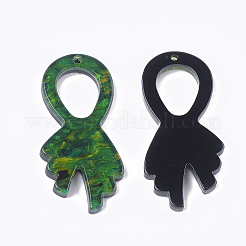 Подвески из ацетата целлюлозы (смолы) KY-T008-11E