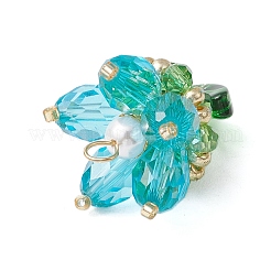 Прозрачные стеклянные подвески&nbsp;PALLOY-MZ00722-03