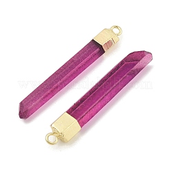 Natürliche Quarzkristall spitze Anhänger&nbsp;G-P253-03G-09