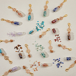 7 чакра натуральный красный авантюрин HJEW-FH00146