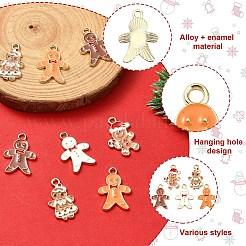 10шт 5 стиля подвески из сплава с эмалью&nbsp;FIND-YW0005-43
