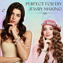 5 шт. Прозрачные акриловые бусины&nbsp;TACR-YW0003-29A