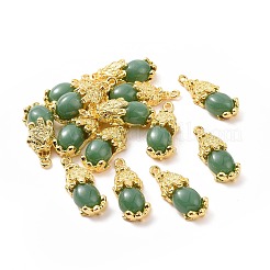 Подвески из сплава со стеклом&nbsp;FIND-G047-06G-02