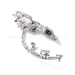 Серьги-каффы с драконом из сплава&nbsp;LS-EJEW-C046-02AS