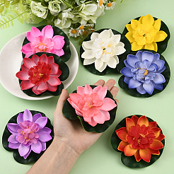 Искусственный лист и цветок лотоса из вспененного eva&nbsp;AJEW-SP0003-26E