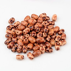 Печатные бусы из натурального дерева X-WOOD-R247-M