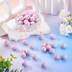 50шт пищевые экологически чистые силиконовые бусины&nbsp;SIL-TA0002-89F